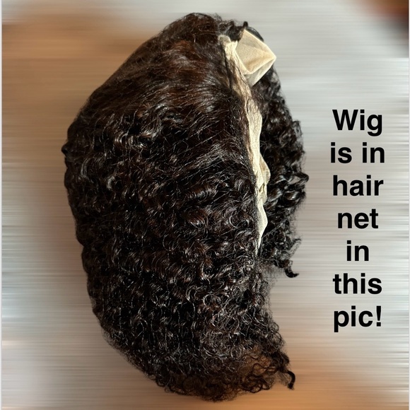 HUMAN HAIR 13x6 Deep Wave Lace Front Wigs Curly Bob 180% Density Glueless Wig 8” - Picture 14 of 16